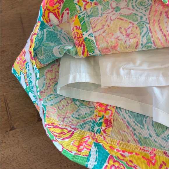 Lilly Pulitzer Pop Goes the Lemur Dree Envelope Skort Skirt Preppy Vacation 4 - Picture 7 of 11